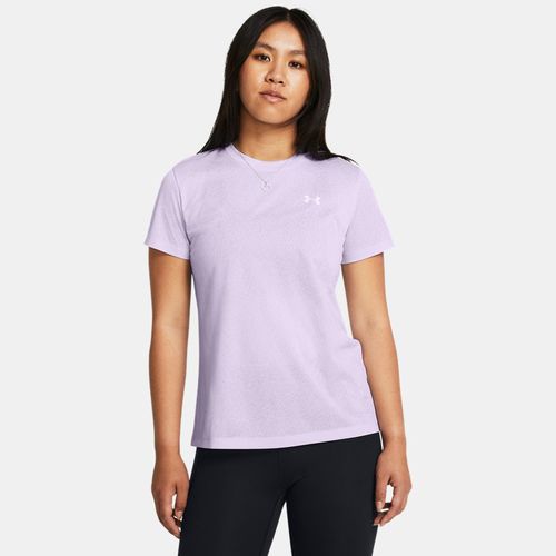 Haut à manches courtes Tech™ Riddle Salt Mauve / Blanc L - Under Armour - Modalova