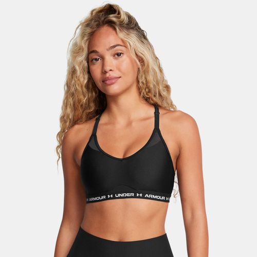 Brassière de sport à dos croisé et maintien léger / Blanc L - Under Armour - Modalova