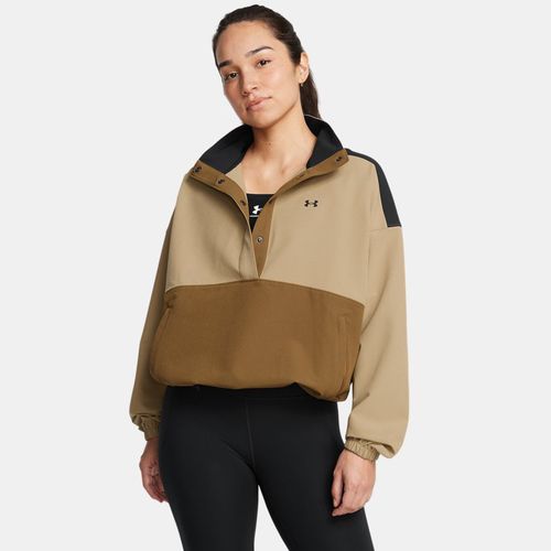 Pull-over ArmourSport Swoven Camel / Coyote / Noir XS - Under Armour - Modalova