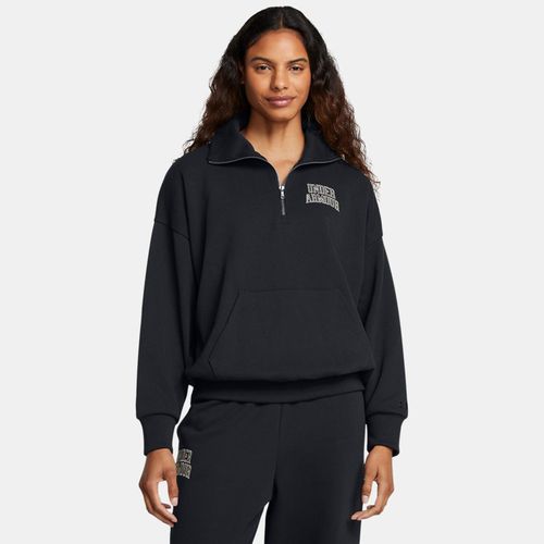 Haut ¼ zip oversize Icon Heavyweight Terry / Summit Blanc L - Under Armour - Modalova