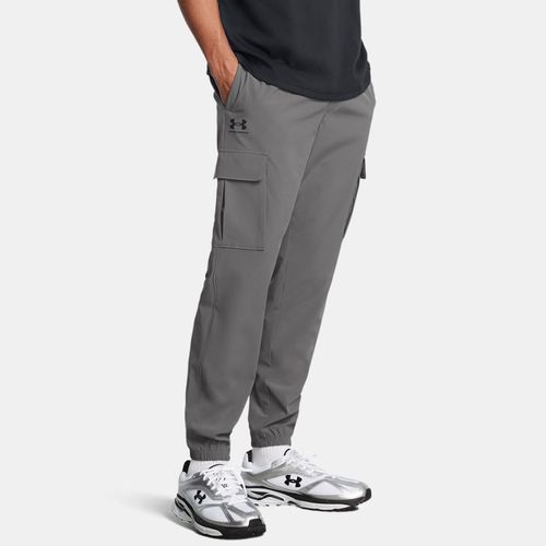 Pantalon cargo Vibe Woven Castlerock / Noir 3XL - Under Armour - Modalova