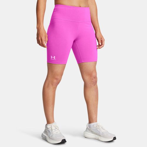 Short 18 cm Rival Vivid Magenta / Blanc XS - Under Armour - Modalova