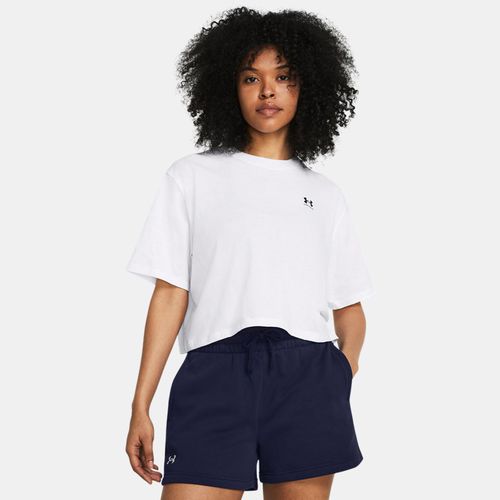 Haut à manches courtes à coupe ample et courte avec logo / Noir XL - Under Armour - Modalova