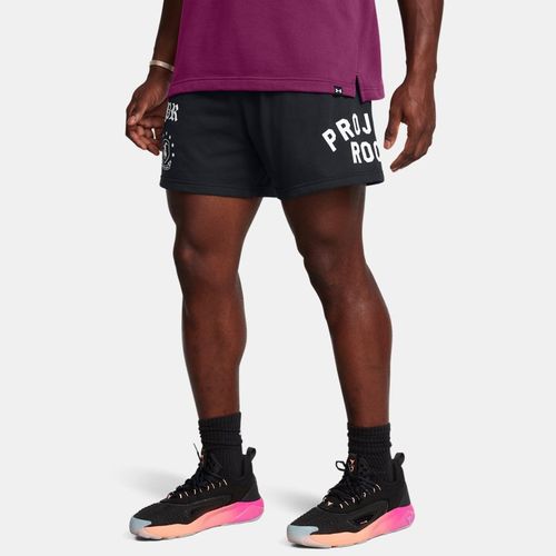 Short Project Rock Terry Fleece Badge Of Honor / Blanc XXL - Under Armour - Modalova