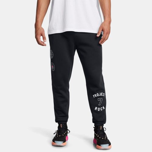 Pantalon de jogging Project Rock Icon Fleece / Blanc L - Under Armour - Modalova