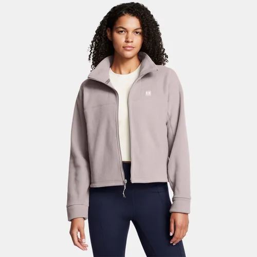 Haut entièrement zippé Expanse Fleece Tetra / Noir L - Under Armour - Modalova