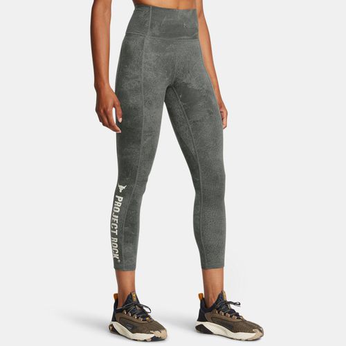 Legging longueur chevilles imprimé Project Rock Lets Go Clay / Silt L - Under Armour - Modalova