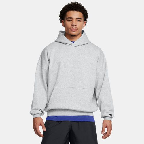 Sweat à capuche oversize Icon Fleece Mod Light Heather / Noir S - Under Armour - Modalova