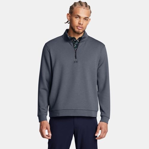 Pull intermédiaire Drive Downpour / Gravel / Noir M - Under Armour - Modalova