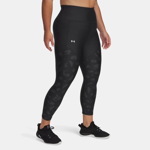 Legging longueur chevilles à empiècement imprimé Tech™ / Anthracite / Blanc 1X - Under Armour - Modalova