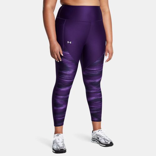 Legging longueur chevilles à empiècement imprimé Tech™ Mauve / Lavish / Blanc 1X - Under Armour - Modalova