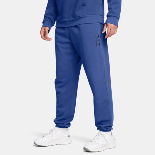 Pantalon texturé Rival Fleece Sliced 'N Diced Tech / Noir L - Under Armour - Modalova