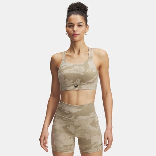 Brassière Project Rock City Khaki / Noir L - Under Armour - Modalova