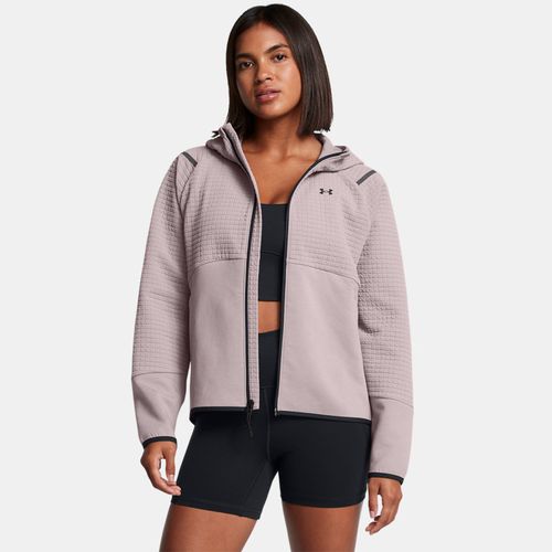 Haut entièrement zippé Unstoppable Fleece Grid Tetra / Noir XL - Under Armour - Modalova