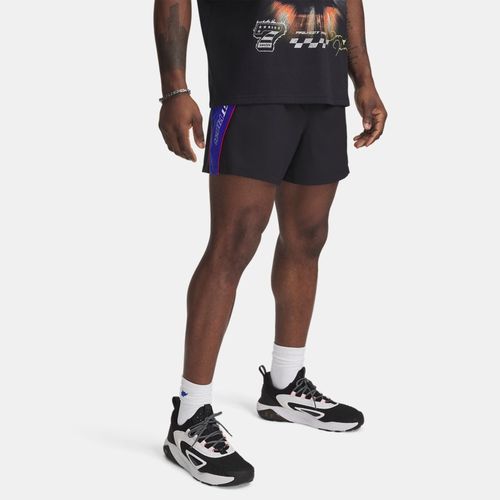 Short Colorblock tissé Project Rock / Royal / Blanc XXL - Under Armour - Modalova