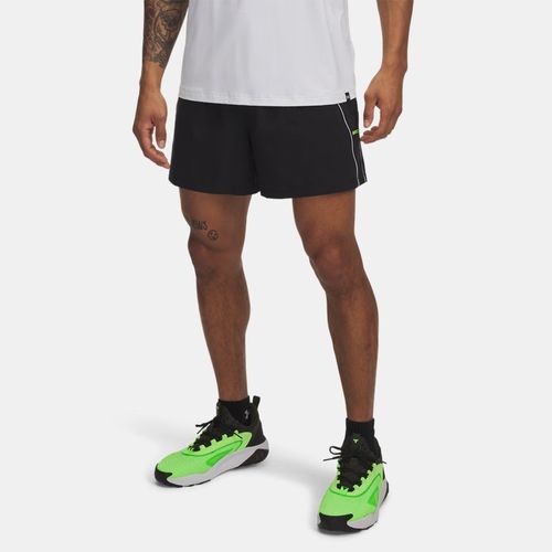 Short Project Rock / Blanc / Hyper Vert L - Under Armour - Modalova