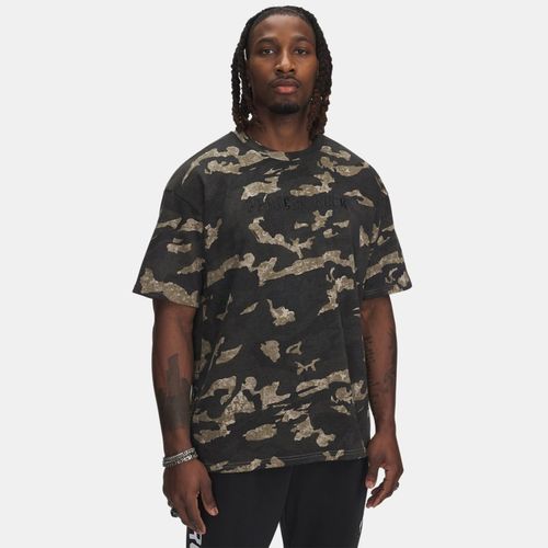Haut à manches courtes imprimé Project Rock Heavyweight Bayou / Noir L - Under Armour - Modalova