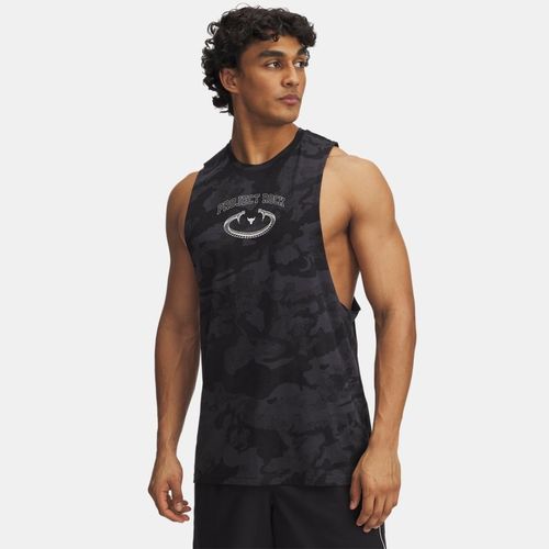 Débardeur camouflage Project Rock Anthracite / Noir / Blanc Clay L - Under Armour - Modalova