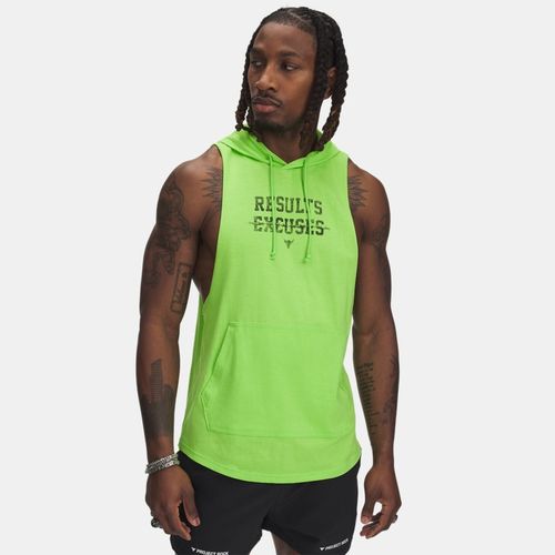 Sweat à capuche sans manches Project Rock Wire Cyber / Noir M - Under Armour - Modalova