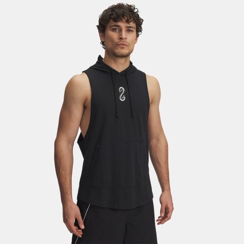 Sweat à capuche sans manches Project Rock Snake / Blanc Clay / Blanc L - Under Armour - Modalova