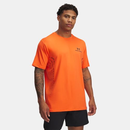 Haut à manches courtes à motifs Vanish Energy Fire / Noir / Noir L - Under Armour - Modalova