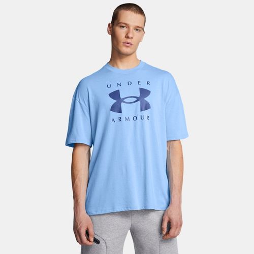 Haut à manches courtes oversize griffé Heavyweight Horizon / Tech M - Under Armour - Modalova