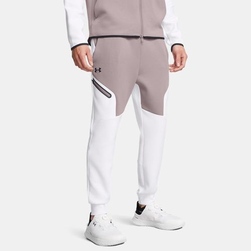 Pantalon de jogging Unstoppable Fleece Tetra / Blanc / Noir L - Under Armour - Modalova