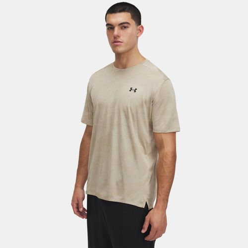 Haut à manches courtes Tech™ Vent Jacqrd City Khaki / Noir M - Under Armour - Modalova