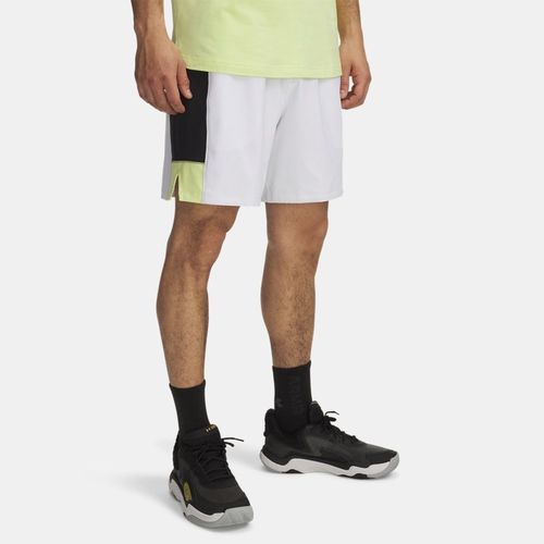 Short Zone Woven 18 cm / Noir / Sonic Jaune XS - Under Armour - Modalova