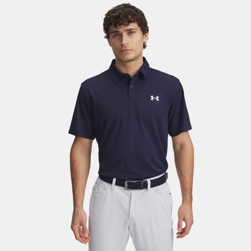 Polo piqué Tee To Green Midnight Marine / Blanc S - Under Armour - Modalova