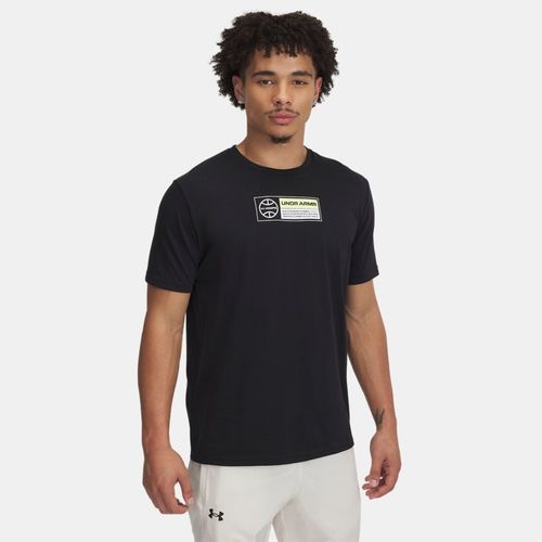 Haut à manches courtes Hoops / Sonic Jaune L - Under Armour - Modalova
