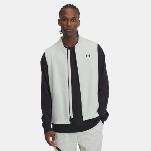 Veste sans manches Unstoppable Fleece Grid Hydro / Noir XS - Under Armour - Modalova