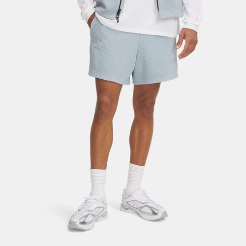 Short Unstoppable Fleece Grid Harbor / Noir XS - Under Armour - Modalova