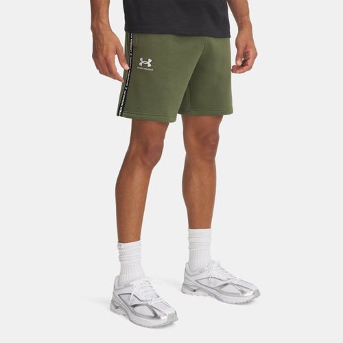 Short à bandes griffées Icon Fleece Marine OD / Blanc M - Under Armour - Modalova