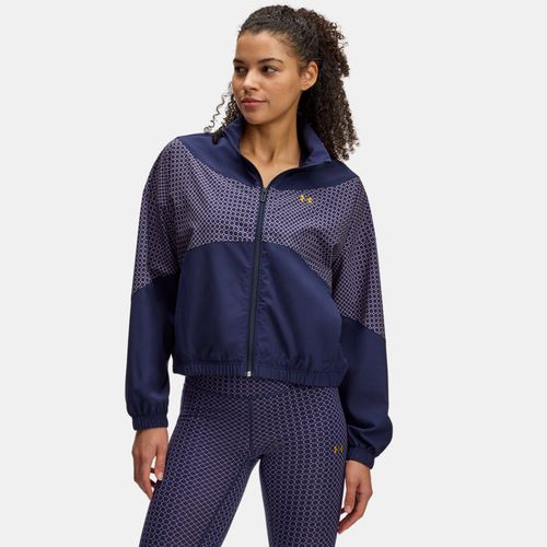 Veste tissée Holiday Rival Stretch Midnight Marine / Mauve Prime / Metallique Or L - Under Armour - Modalova