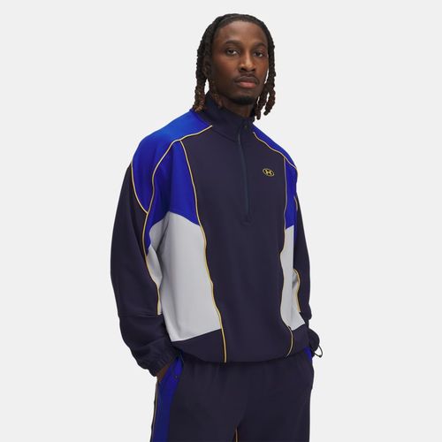 Veste Colorblock en tricot Midnight Marine / Royal / Noble Or L - Under Armour - Modalova