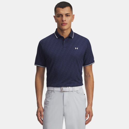 Polo en jacqrd Drive Sport Midnight Marine / Blanc / Blanc XXL - Under Armour - Modalova