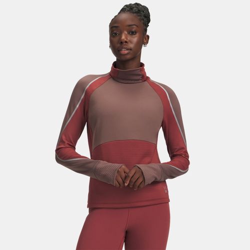 Haut à col cheminée Halo Run Cold Weather Cinna / Sierra Taupe / réfléchissant M - Under Armour - Modalova