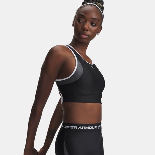 Brassière de sport à bretelles croisées et dos ouvert pour sport à impact moyen / Castlerock / Blanc M - Under Armour - Modalova