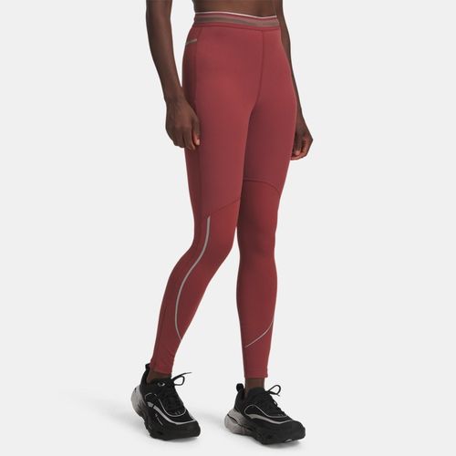 Legging Halo Run Cold Weather Cinna / Sierra Taupe / réfléchissant XL - Under Armour - Modalova
