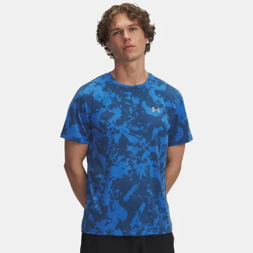 Haut à manches courtes et imprimé Launch Atlantis / Washed Marine / réfléchissant L - Under Armour - Modalova