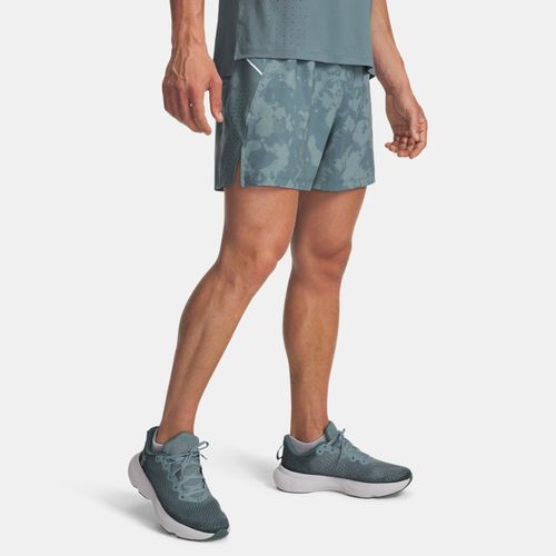 Short à imprimé 18 cm Launch Pro Serpentine / Jasper Bleu / réfléchissant XS - Under Armour - Modalova