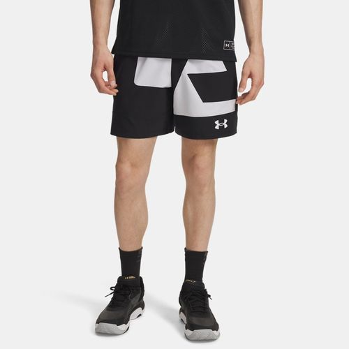Short 18 cm à motif Zone Woven / Blanc / Blanc L - Under Armour - Modalova