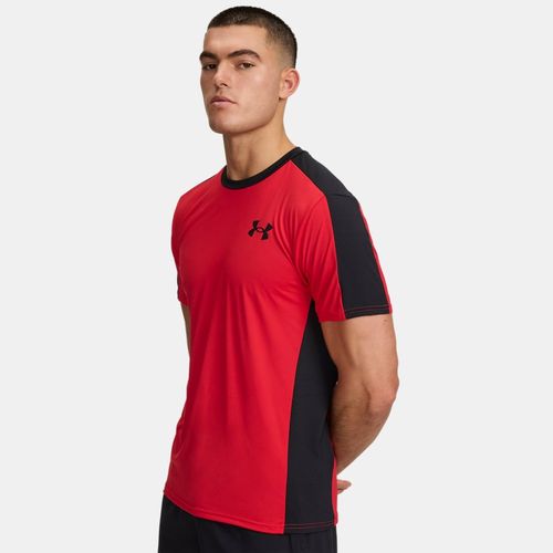 Haut à manches courtes avec logo HeatGear® / Noir / Noir L - Under Armour - Modalova