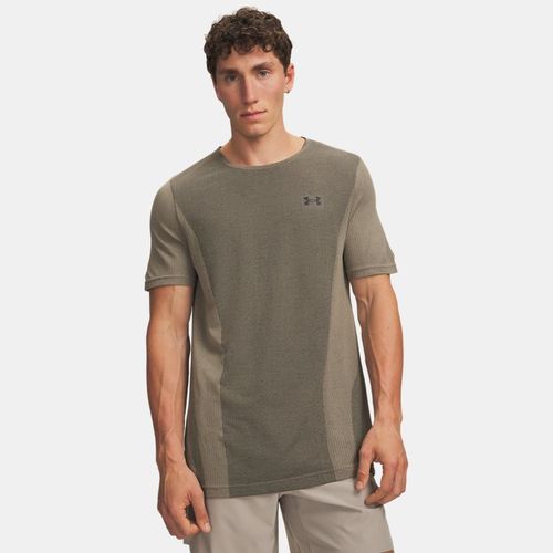 Haut à manches courtes Vanish Seamless Timberwolf Taupe / Ultimate Noir XL - Under Armour - Modalova
