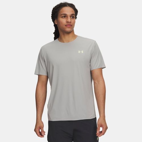 Haut à manches courtes Explor Trail Run Ultra Lightweight Titanium / Fade Vert XL - Under Armour - Modalova