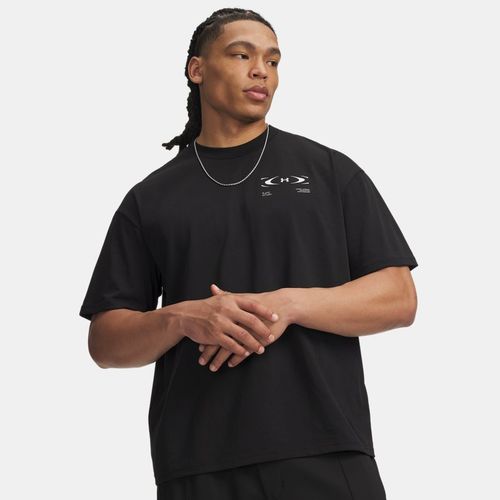 Haut à manches courtes oversize Heavyweight Echo Logo Ultimate / Blanc 3XL - Under Armour - Modalova