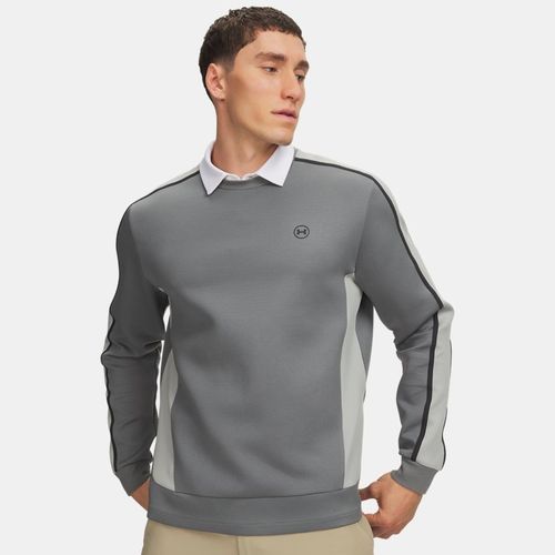 Haut intermédiaire à col ras du cou Drive Midlayer Clay / Titanium / Anthracite 3XL - Under Armour - Modalova