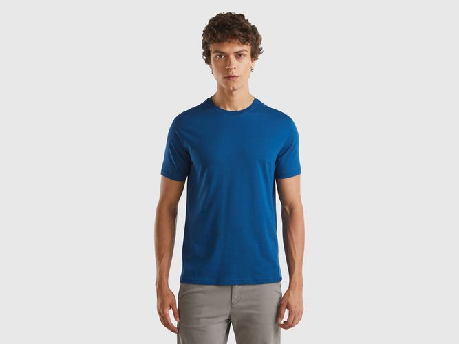 Benetton, T-shirt Blu Notte, taglia XXXL, Blu, Uomo - United Colors of Benetton - Modalova
