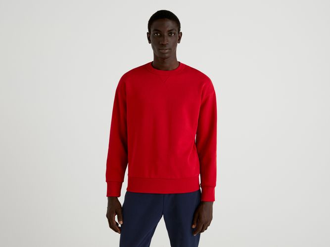 Benetton, Calda Felpa Girocollo, taglia XXL, Rosso, Uomo - United Colors of Benetton - Modalova